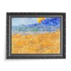 Vincent van Gogh Krajobraz ze stogami siana i wschodzącym księżycem 70×50 wydruk na płótnie CANVAS