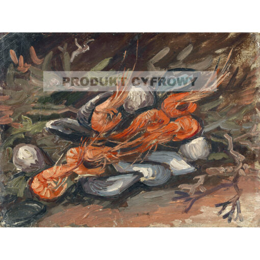 Vincent van Gogh Krewetki i małże — produkt cyfrowy do pobrania