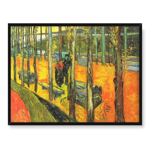 Vincent Van Gogh Les Alyscamps aleja w Arles 40x30 w RAMIE
