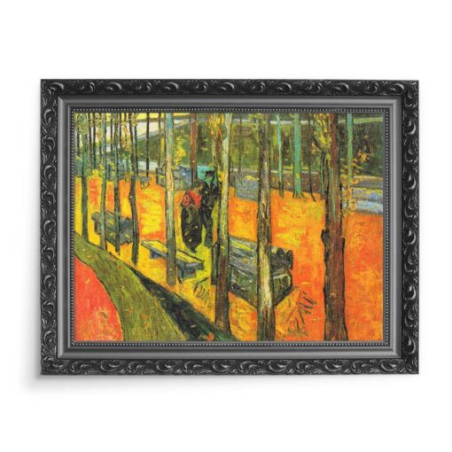 Vincent van Gogh Les Alyscamps aleja w Arles 70x50 wydruk na płótnie CANVAS