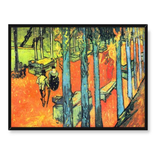 Vincent Van Gogh Les Alyscamps Jesień 40x30