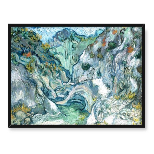 Vincent van Gogh Les Peiroulets Ravine 40x30