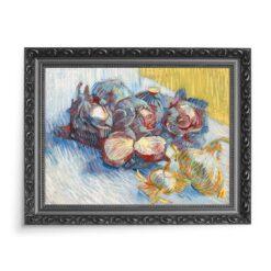 Vincent van Gogh Martwa natura Czerwona kapusta i czosnek 70×50 wydruk na płótnie CANVAS