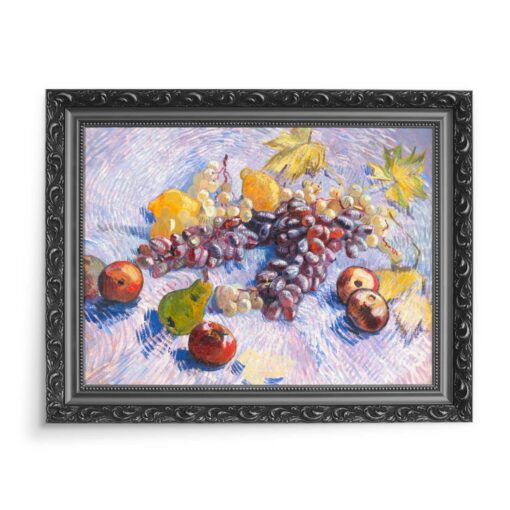 Vincent van Gogh Martwa natura Winogrona Cytryny Gruszki i jabłka 70x50 wydruk na płótnie CANVAS