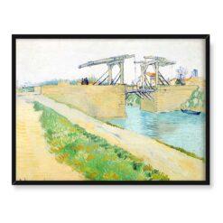 Vincent van Gogh Most Langlois w Arles Droga wzdłuż kanału 40×30