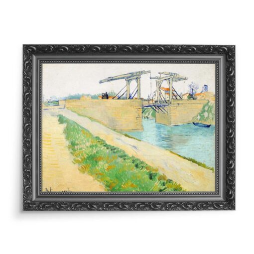 Vincent van Gogh Most Langlois w Arles Droga wzdłuż kanału 70x50 wydruk na płótnie CANVAS
