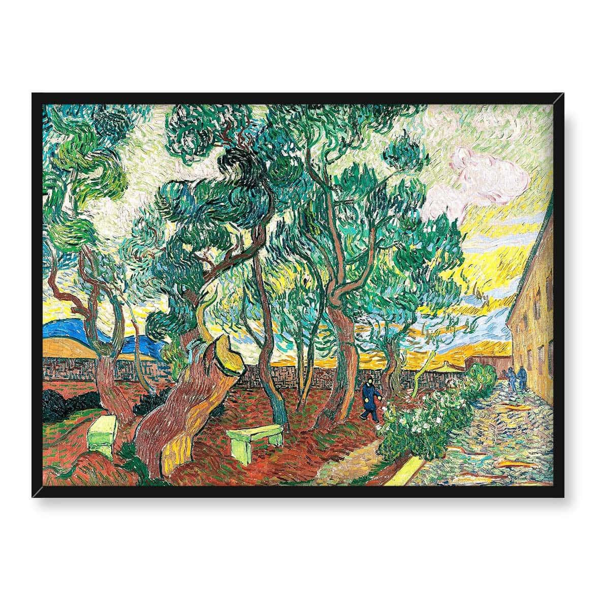 Vincent van Gogh Ogród szpitala Saint-Paul 2 40x30