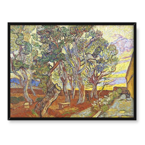 Vincent van Gogh Ogród szpitala Saint-Paul 40x30 w RAMIE