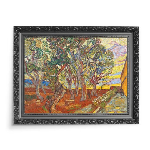 Vincent van Gogh Ogród szpitala Saint-Paul 70x50 wydruk na płótnie CANVAS