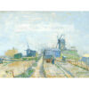 Vincent van Gogh Ogrody kuchenne na Montmartre — produkt cyfrowy do pobrania