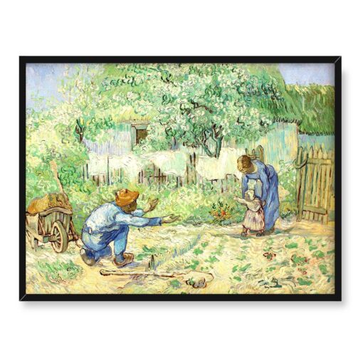 Vincent van Gogh Pierwsze kroki 40x30 w RAMIE