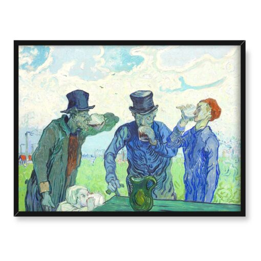 Vincent van Gogh Pijacy 40x30 w RAMIE