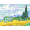 Vincent van Gogh Pole pszenicy z cyprysami — produkt cyfrowy do pobrania