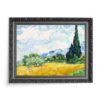 Vincent van Gogh Pole pszenicy z cyprysami 2 70×50 wydruk na płótnie CANVAS