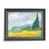 Vincent van Gogh Pole pszenicy z cyprysami 70×50 wydruk na płótnie CANVAS