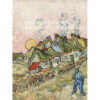 Vincent van Gogh Postać z domami — produkt cyfrowy do pobrania