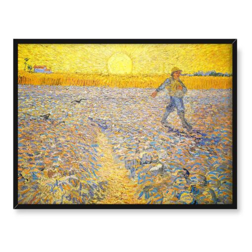 Vincent Van Gogh Siewca o zachodzie słońca 40x30