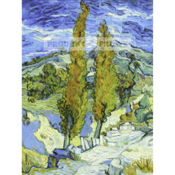 Vincent van Gogh Topole Saint Remy — produkt cyfrowy do pobrania