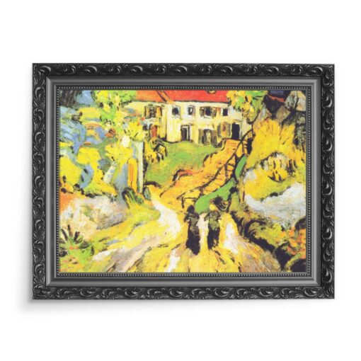 Vincent van Gogh Uliczka i schody w Auvers 70x50 wydruk na płótnie CANVAS