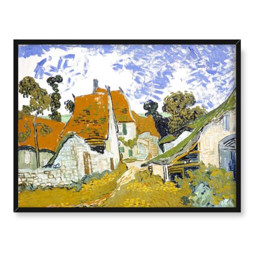 Vincent van Gogh Uliczka w Auvers 40x30 w RAMIE