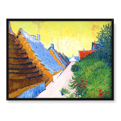 Vincent Van Gogh Uliczka w Saintes-Maries 40x30