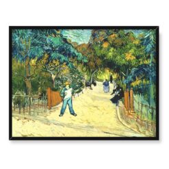 Vincent Van Gogh Wejście do ogrodów w Arles 40×30