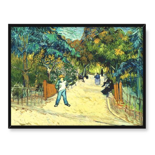 Vincent Van Gogh Wejście do ogrodów w Arles 40x30 w RAMIE