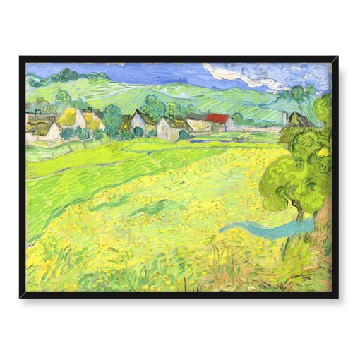 Vincent van Gogh Widok na Vessenots nieopodal Auvers 40x30 w RAMIE