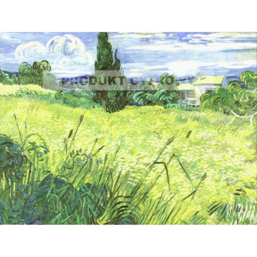 Vincent van Gogh Zielone pole — produkt cyfrowy do pobrania