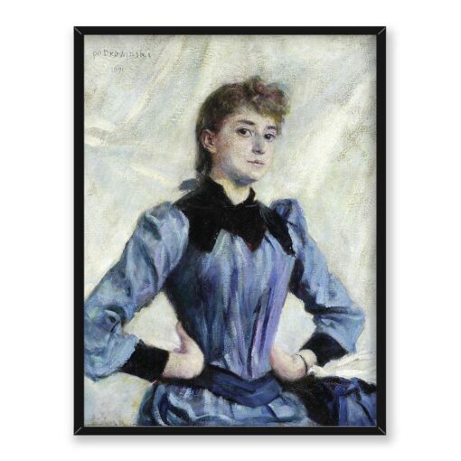 Władysław Podkowiński Blondynka 30x40
