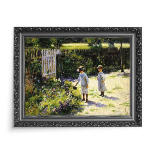 Władysław Podkowiński Dzieci w ogrodzie 70x50 wydruk na płótnie CANVAS