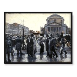 Władysław Podkowiński Plac Trzech krzyży 40x30