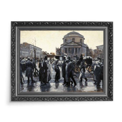 Władysław Podkowiński Plac Trzech krzyży 70x50 wydruk na płótnie CANVAS