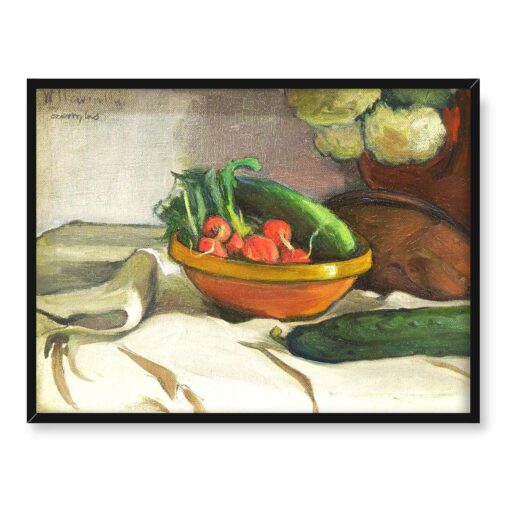 Władysław Ślewiński Martwa natura z jarzynami 40x30
