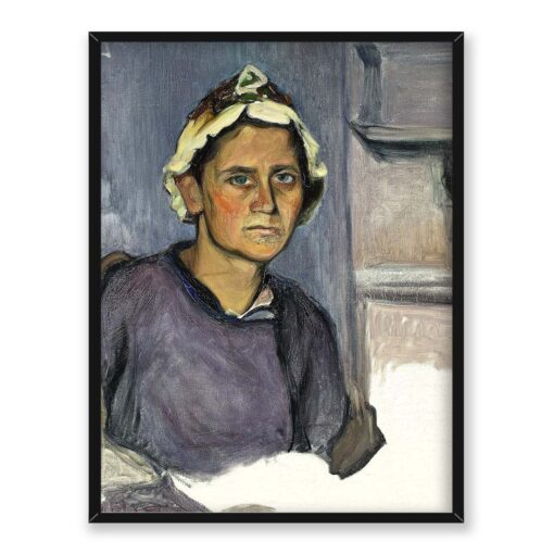 Władysław Ślewiński Portret Magdaleny 30x40