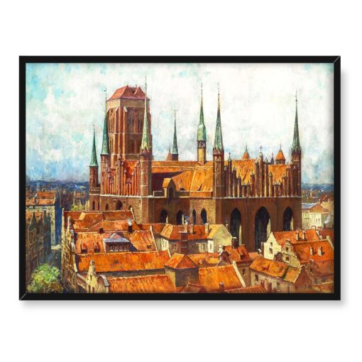 Walter Ziegler Bazylika Mariacka w Gdańsku 40x30