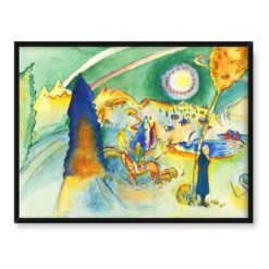 Wassily Kandinsky Akwarela 40x30 w RAMIE