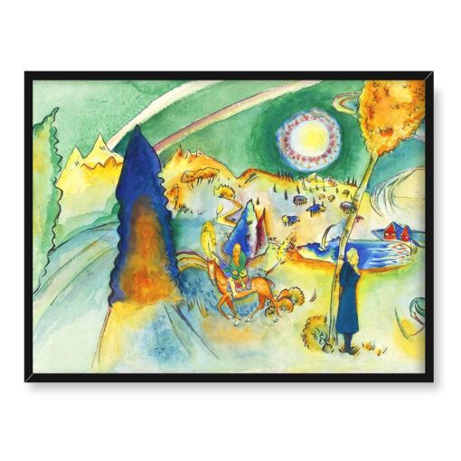 Wassily Kandinsky Akwarela 40x30