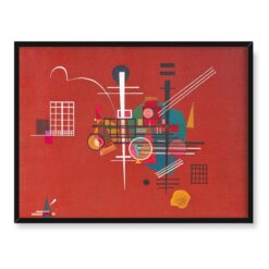 Wassily Kandinsky Dumpfres rot abstrakcja 40x30