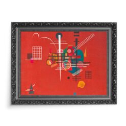 Wassily Kandinsky Dumpfres rot abstrakcja 70×50 wydruk na płótnie CANVAS