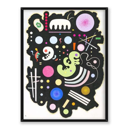Wassily Kandinsky Noir bigarre 30x40