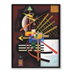 Wassily Kandinsky Oben und links abstrakcja 30x40