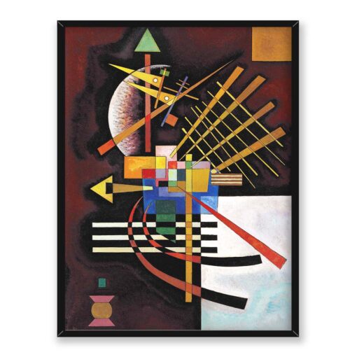 Wassily Kandinsky Oben und links abstrakcja 30x40