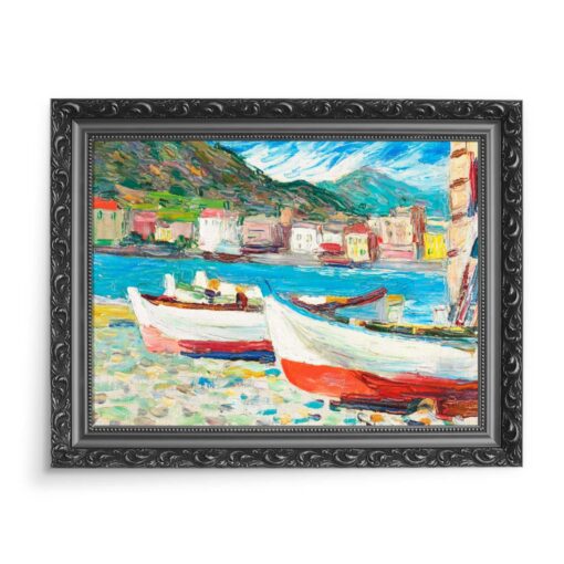 Wassily Kandinsky Łodzie Rapallo 70x50 wydruk na płótnie CANVAS