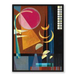 Wassily Kandinsky Ostre i ciche 30x40