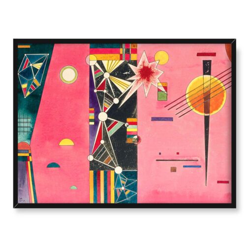 Wassily Kandinsky Rosa abstrakcja 40x30