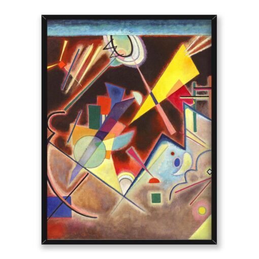 Wassily Kandinsky Tiefes braun abstrakcja 30x40