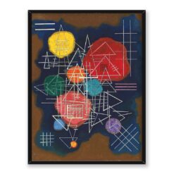 Wassily Kandinsky Verschleiertes gluhen abstrakcja 30x40