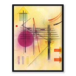 Wassily Kandinsky Vibrierend abstrakcja 30x40