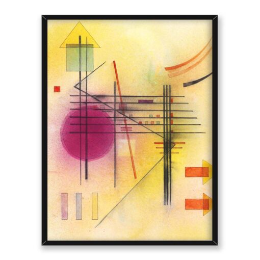 Wassily Kandinsky Vibrierend abstrakcja 30x40